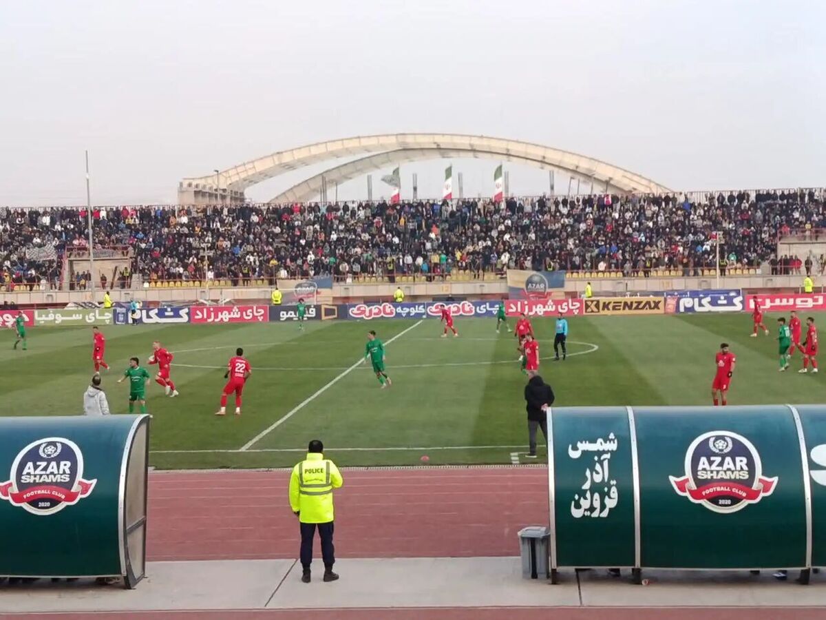 شمس‌آذر قزوین با تساوی، نیم فصل لیگ برتر فوتبال را به پایان رساند