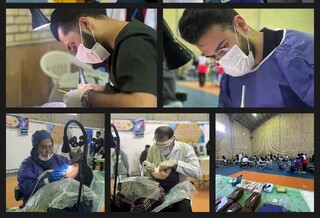 ۱۵۰۰ خدمت رایگان در اردوی جهادی به مردم اهواز ارائه شد