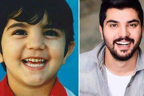 عکس بچگی سینا مهراد