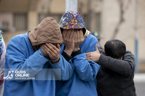 گزارش تصویری | اجرای طرح کاشف برای دستگیری سارقان و مالخران در تهران بزرگ