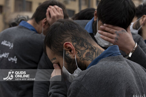 گزارش تصویری | اجرای طرح کاشف برای دستگیری سارقان و مالخران در تهران بزرگ