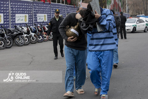 گزارش تصویری | اجرای طرح کاشف برای دستگیری سارقان و مالخران در تهران بزرگ