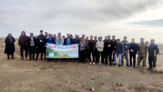 گام سبز روحانیت؛ اجرای پویش بذرکاری در بردسکن