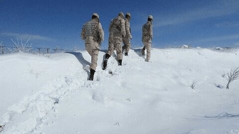 سرمای شدید جان نیروی مرزبانی بانه را گرفت