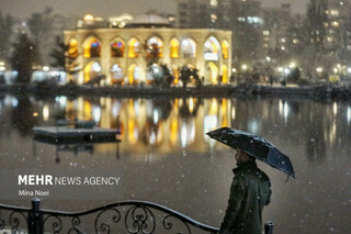 زیبایی تبریز با اولین برف زمستانه