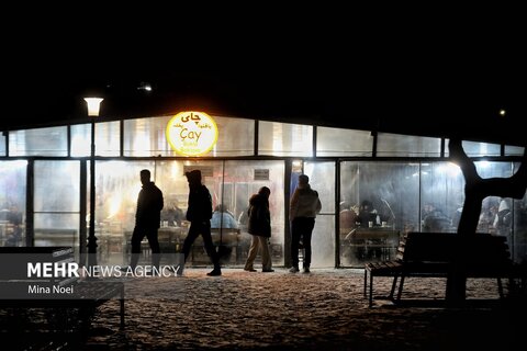 زیبایی تبریز با اولین برف زمستانه