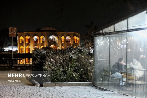 زیبایی تبریز با اولین برف زمستانه