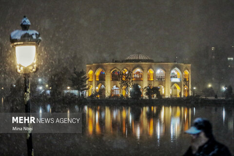 زیبایی تبریز با اولین برف زمستانه