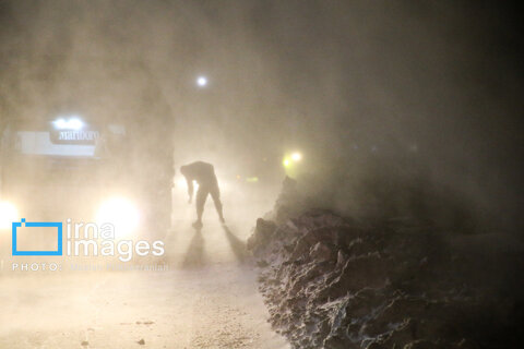 برف و کولاک در کردستان