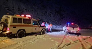 نجات ۲۱۸ نفر توسط هلال احمر گلستان از برف و کولاک