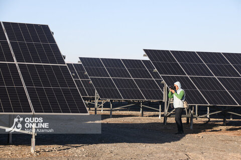 افتتاح بزرگترین مزرعه خورشیدی دولت در مشهد