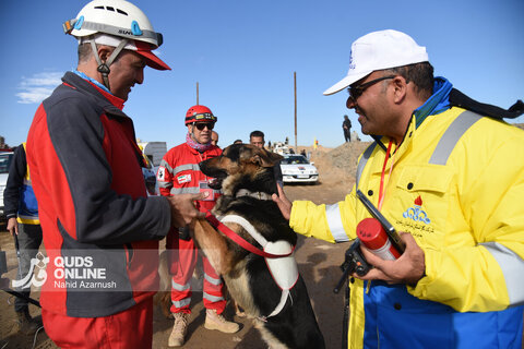 گزارش تصویری | مانور زلزله در مشهد