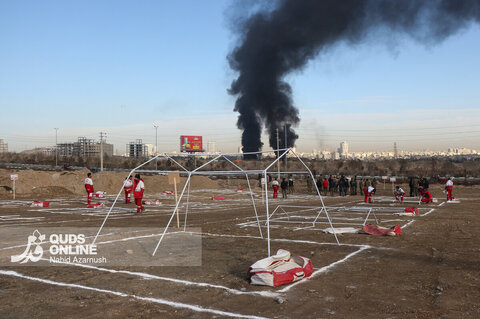 گزارش تصویری | مانور زلزله در مشهد