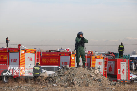 گزارش تصویری | مانور زلزله در مشهد