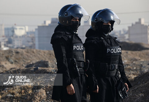 گزارش تصویری | مانور زلزله در مشهد