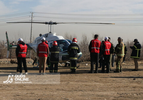 گزارش تصویری | مانور زلزله در مشهد
