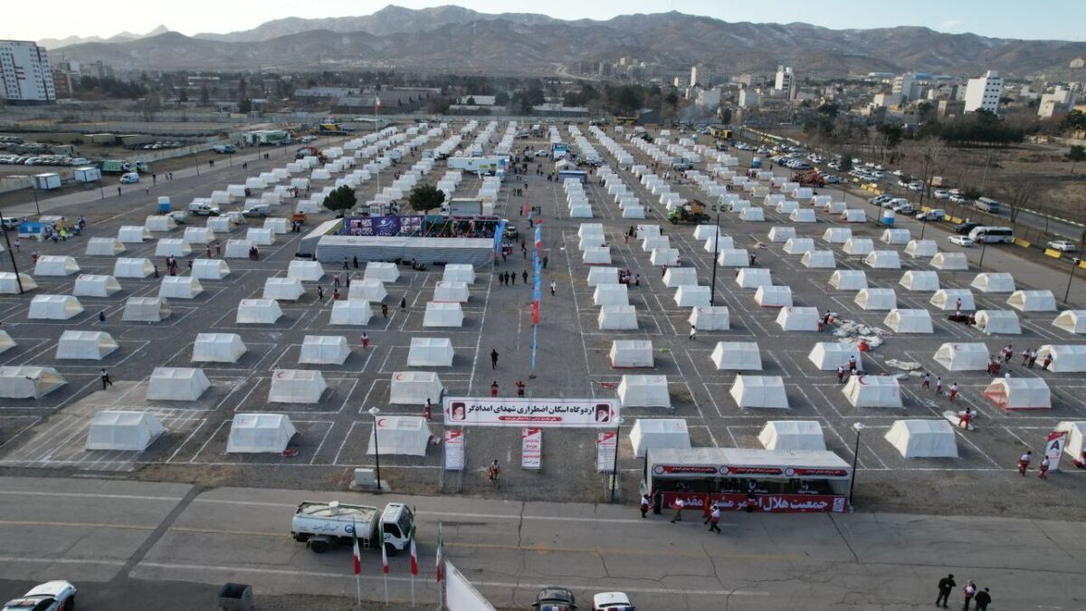 سریع‌ترین زمان برپایی اسکان اضطراری کشور ثبت شد