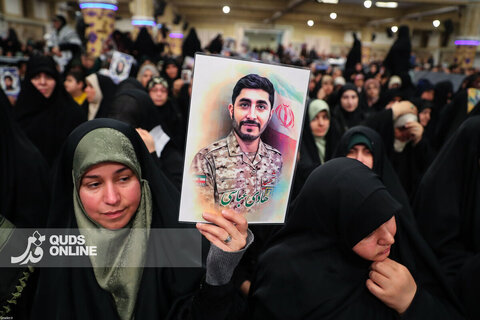 دیدار خانواده‌های شهیدان جنگ ۱۲ روزه با رهبر انقلاب