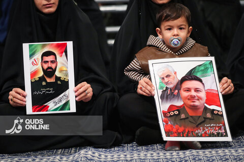 دیدار خانواده‌های شهیدان جنگ ۱۲ روزه با رهبر انقلاب