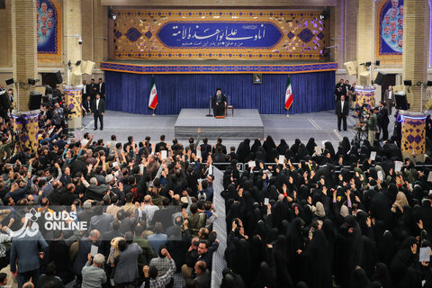 دیدار خانواده‌های شهیدان جنگ ۱۲ روزه با رهبر انقلاب