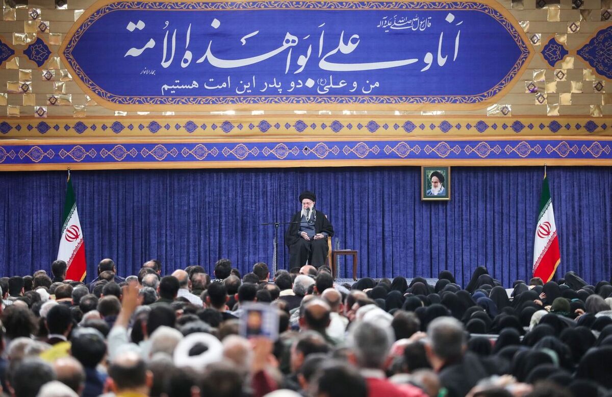 دیدار هزاران نفر از خانوادههای شهدای جنگ ۱۲ روزه با رهبر معظم انقلاب