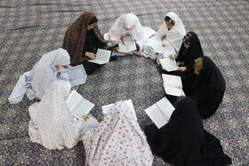 مراسم معنوی اعتکاف در مشهد