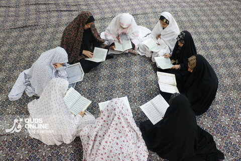 مراسم معنوی اعتکاف در مشهد