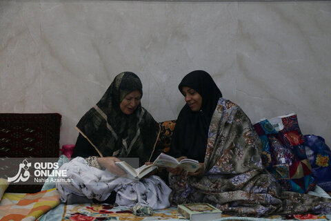 گزارش تصویری | مراسم معنوی اعتکاف در مشهد