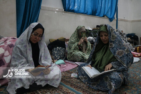 گزارش تصویری | مراسم معنوی اعتکاف در مشهد