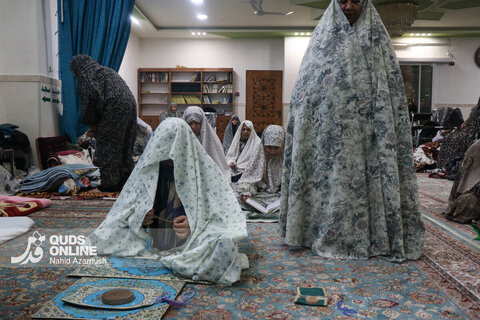 گزارش تصویری | مراسم معنوی اعتکاف در مشهد