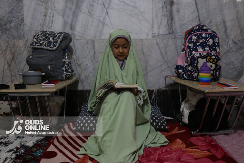 گزارش تصویری | مراسم معنوی اعتکاف در مشهد