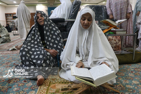 گزارش تصویری | مراسم معنوی اعتکاف در مشهد