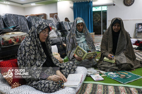 گزارش تصویری | مراسم معنوی اعتکاف در مشهد