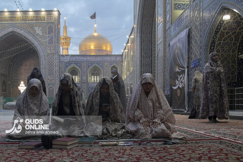 مراسم معنوی اعتکاف در مسجد گوهرشاد