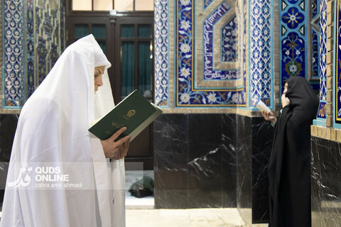 مراسم معنوی اعتکاف در مسجد گوهرشاد
