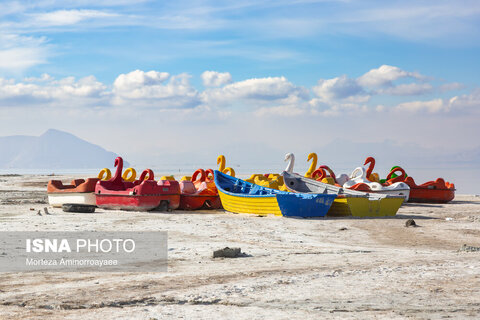 بازگشت خشکی به دریاچه ارومیه