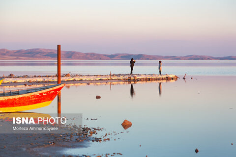 بازگشت خشکی به دریاچه ارومیه