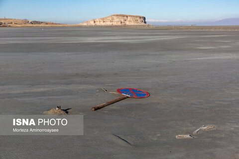 بازگشت خشکی به دریاچه ارومیه
