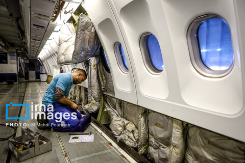 پیش از تیک‌آف در آشیانه