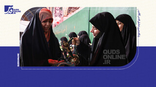 فیلم | آخرین لحظات اعتکاف و وداع معتکفین، شب گذشته در حرم رضوی