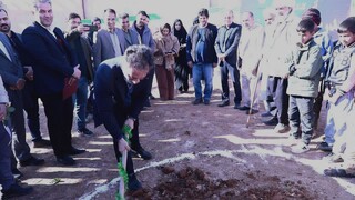 کلنگ احداث آموزشگاه شش‌کلاسه خاتم در احمدآباد تبادکان به زمین زده شد