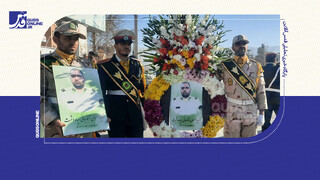 فیلم | تشییع پیکر شهید ستوان‌سوم «احسان آقاجانی» در ایلام