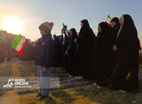 گزارش تصویری | «این پرچم هرگز به زمین نخواهد افتاد»