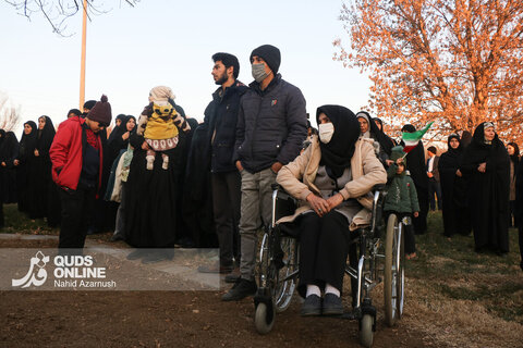 گزارش تصویری | اجتماع مردم مشهد با عنوان «این پرچم هرگز به زمین نخواهد افتاد»