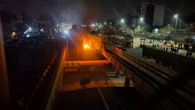 خسارت چند صد میلیاردی اغتشاشگران به مترو خط یک مشهد