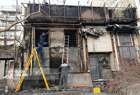 گزارش تصویری| تصاویری از تخریب اموال عمومی