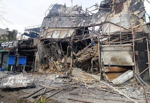 گزارش تصویری| تصاویری از تخریب اموال عمومی