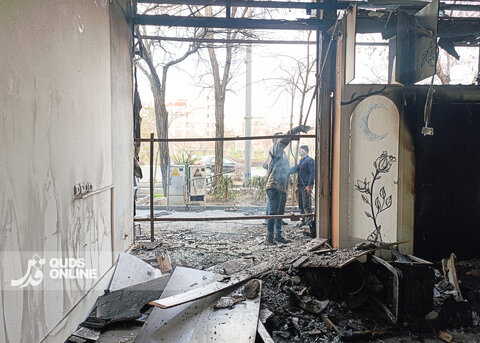 گزارش تصویری| تصاویری از تخریب اموال عمومی