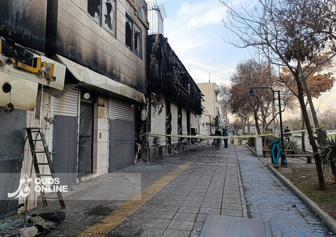 گزارش تصویری| تصاویری از تخریب اموال عمومی