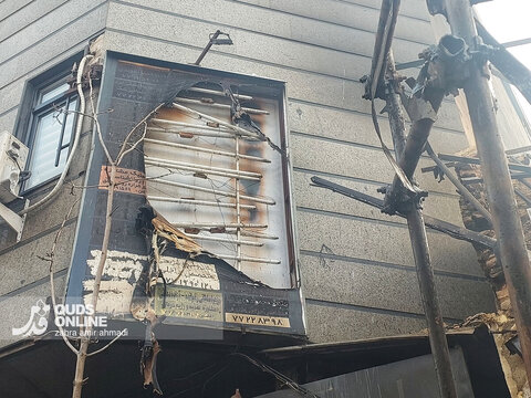 تصاویری از تخریب اموال عمومی در پی نا آرامی‌ها در تهران